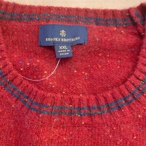 Brooks Brothers Red Crewneck Sweater for Men